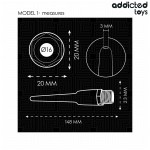 ADDICTED TOYS - NETTOYANT ANAL AVEC ADAPTATEUR UNIVERSEL MODÃLE 1